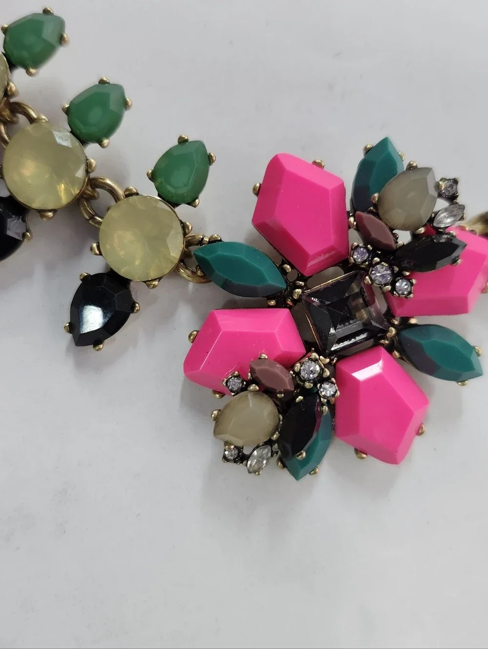 J Crew colorful statement necklace NWT